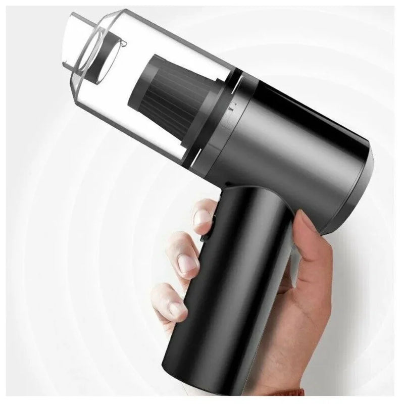 Mini Aspirador Portátil 3 em 1 para Casa e Carro - Preto - 110V