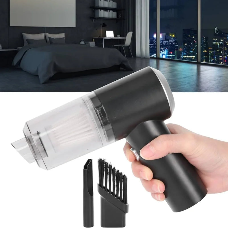 Mini Aspirador Portátil 3 em 1 para Casa e Carro - Preto - 110V