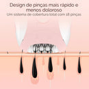 Epilador Elétrico Recarregável Kemei – Corpo, Rosto e Áreas Sensíveis