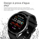 Smartwatch LIGE ZL02 – Tela Touch, Ligações via Bluetooth, à Prova d'Água, Fitness Tracker IP67