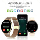 Smartwatch LIGE 2025 com Chamadas Bluetooth e Carregamento Sem Fio