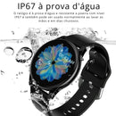 Smartwatch LIGE 2025 com Chamadas Bluetooth e Carregamento Sem Fio