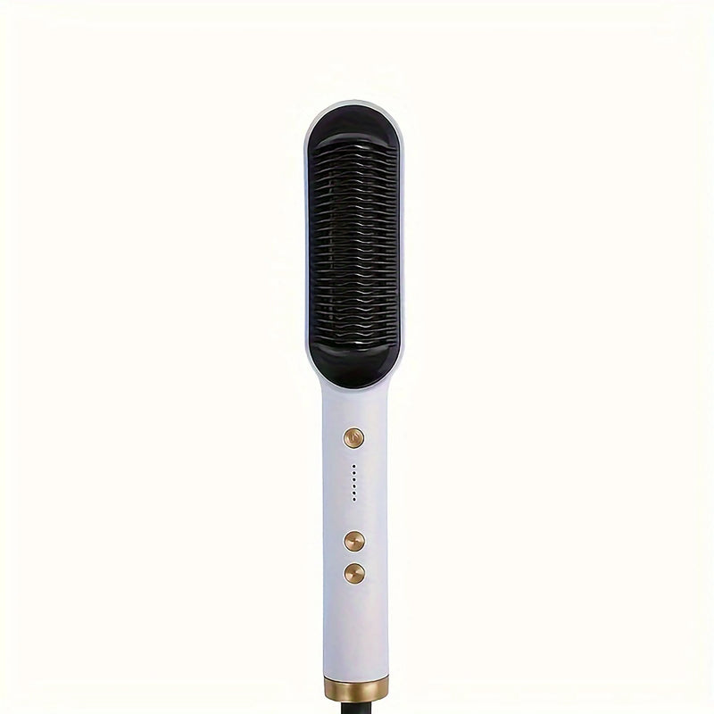 Escova Elétrica 2 em 1 – Alisador e Modelador de Cabelos